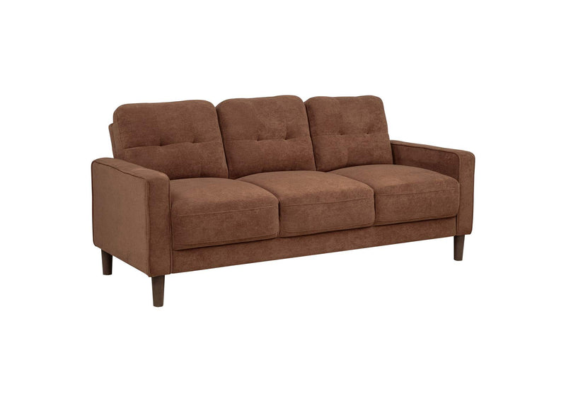 509971-S3 Bowen II 3-piece Fabric Upholstered Track Arm Sofa Set Rust