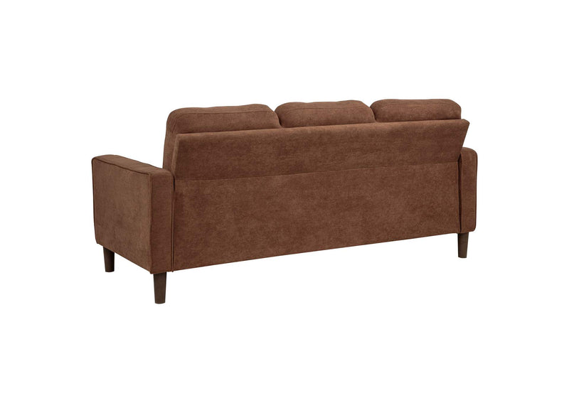 509971-S3 Bowen II 3-piece Fabric Upholstered Track Arm Sofa Set Rust