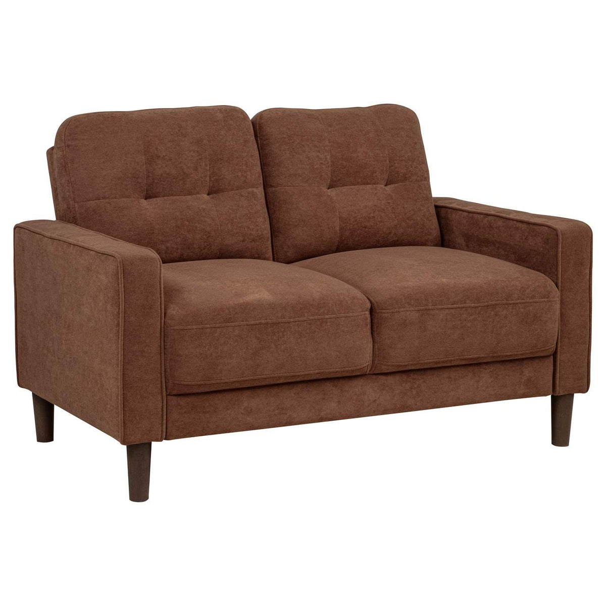 509971-S3 Bowen II 3-piece Fabric Upholstered Track Arm Sofa Set Rust