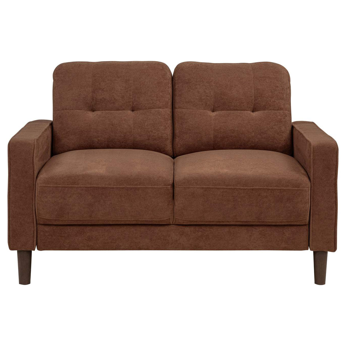 509971-S3 Bowen II 3-piece Fabric Upholstered Track Arm Sofa Set Rust