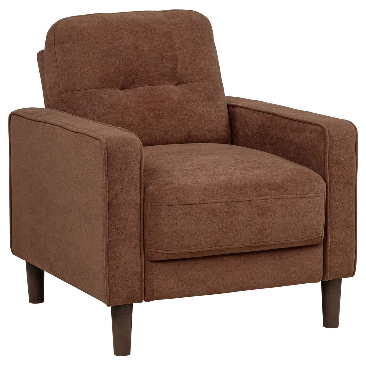 509971-S3 Bowen II 3-piece Fabric Upholstered Track Arm Sofa Set Rust