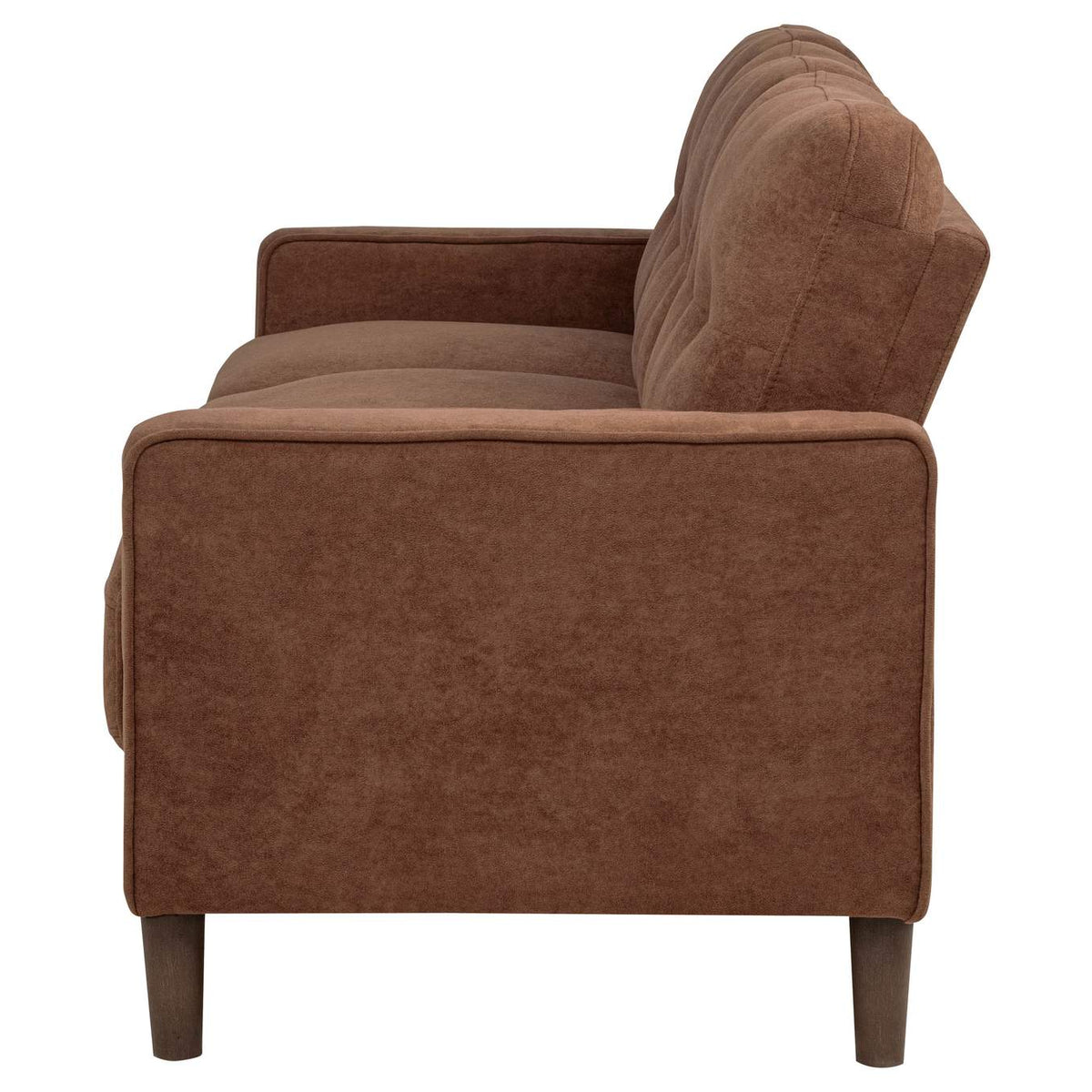 509971 Bowen II Fabric Upholstered Track Arm Sofa Rust