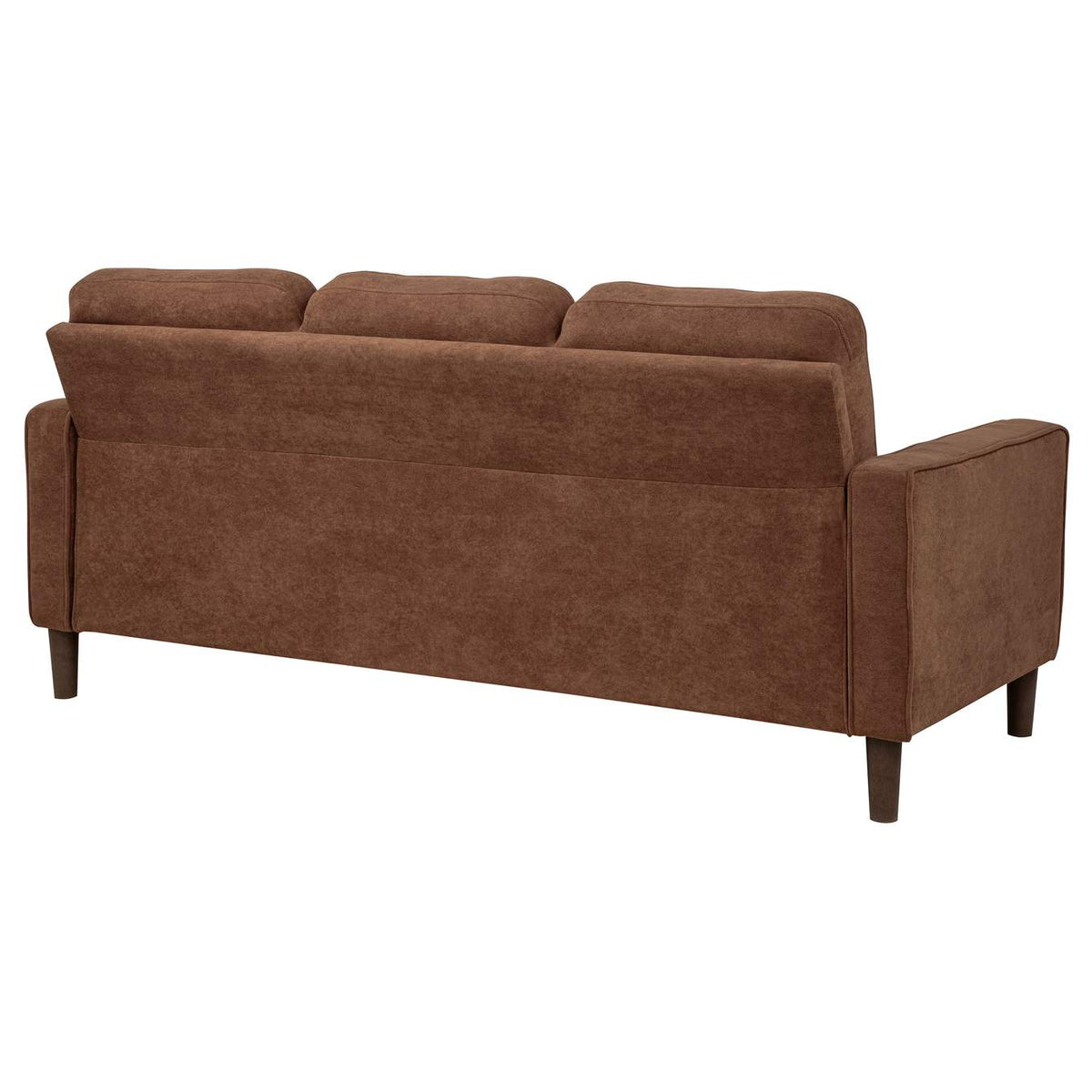 509971 Bowen II Fabric Upholstered Track Arm Sofa Rust