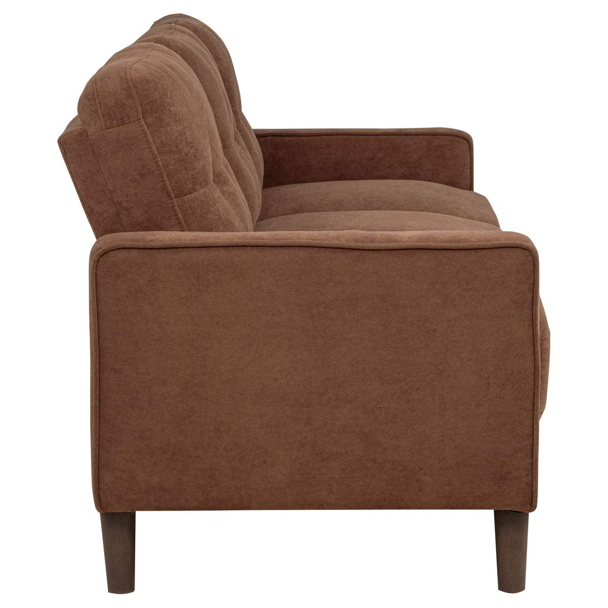 509971 Bowen II Fabric Upholstered Track Arm Sofa Rust