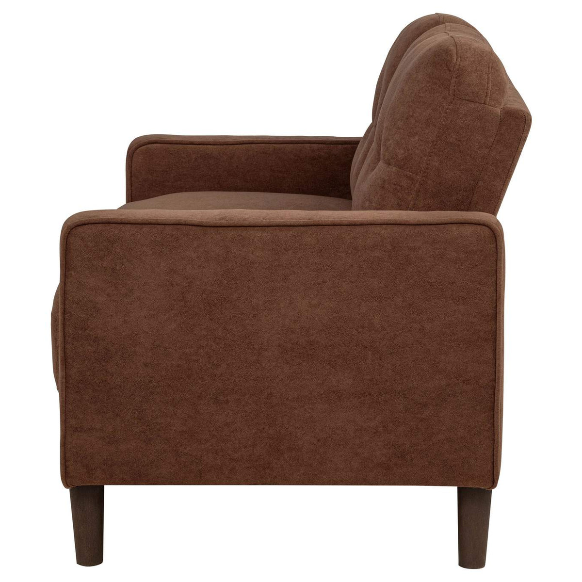 509972 Bowen II Fabric Upholstered Track Arm Loveseat Rust