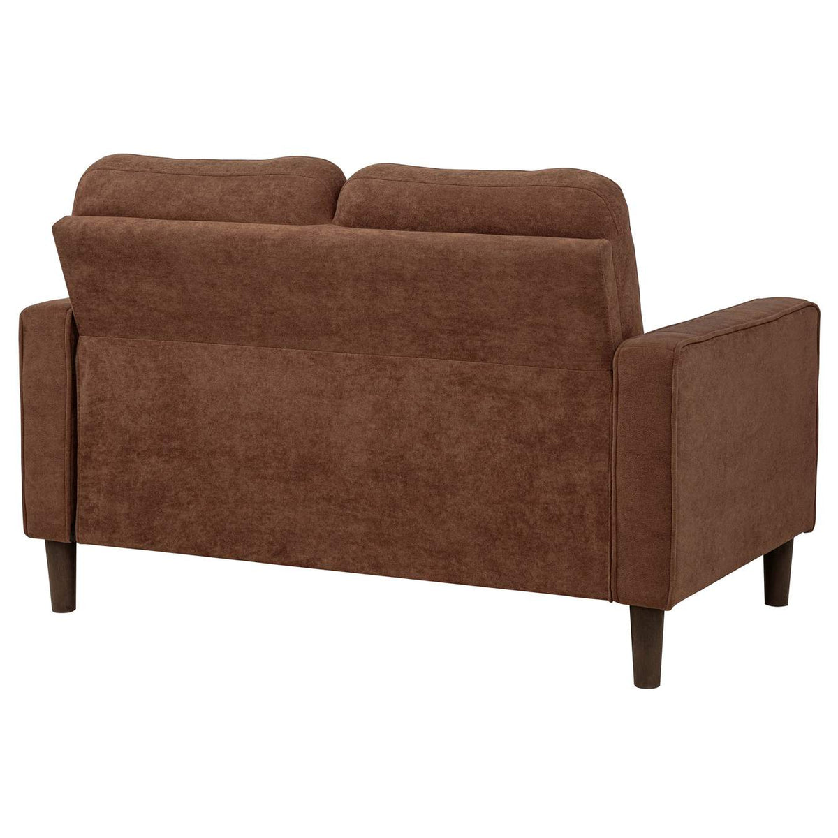 509972 Bowen II Fabric Upholstered Track Arm Loveseat Rust