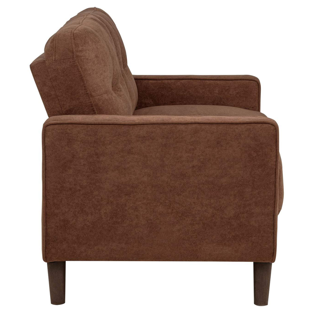 509972 Bowen II Fabric Upholstered Track Arm Loveseat Rust