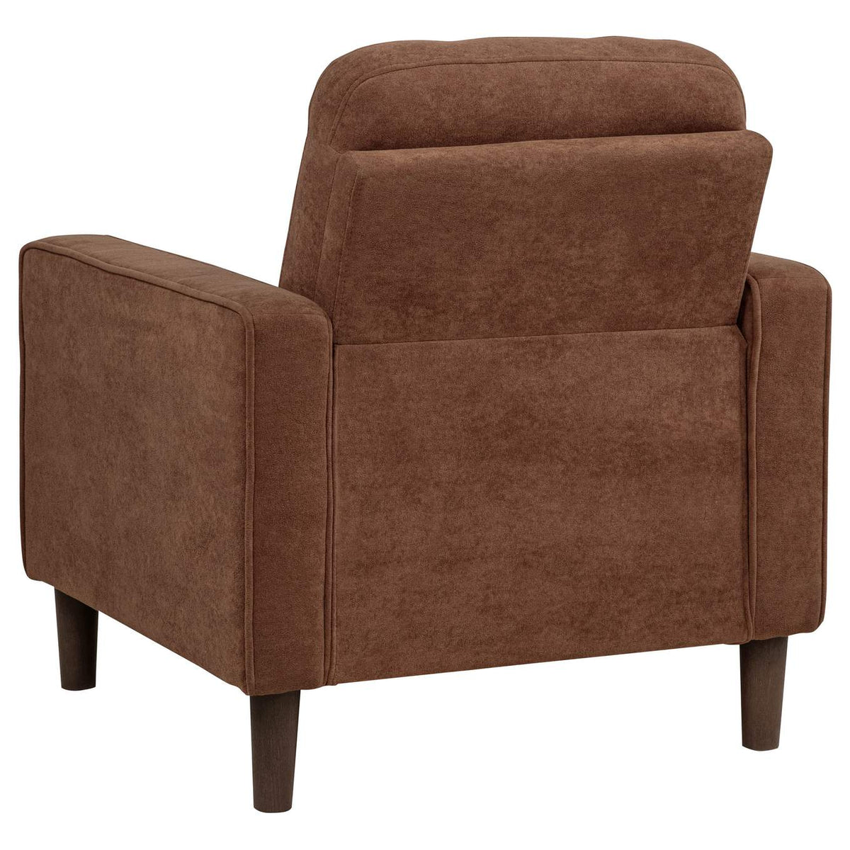 509973 Bowen II Fabric Upholstered Track Arm Accent Chair Rust