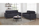 509981-S2 Bowen II 2-piece Upholstered Track Arm Sofa Set Steel Grey