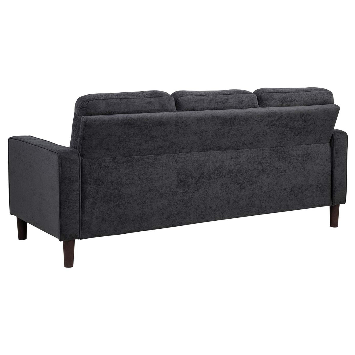 509981-S3 Bowen II 3-piece Upholstered Track Arm Sofa Set Steel Grey