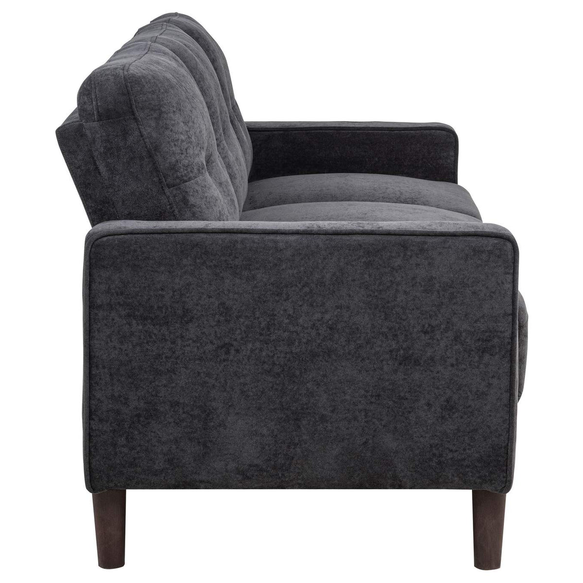 509981-S3 Bowen II 3-piece Upholstered Track Arm Sofa Set Steel Grey