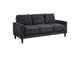 509981 Bowen II Fabric Upholstered Track Arm Sofa Steel Grey
