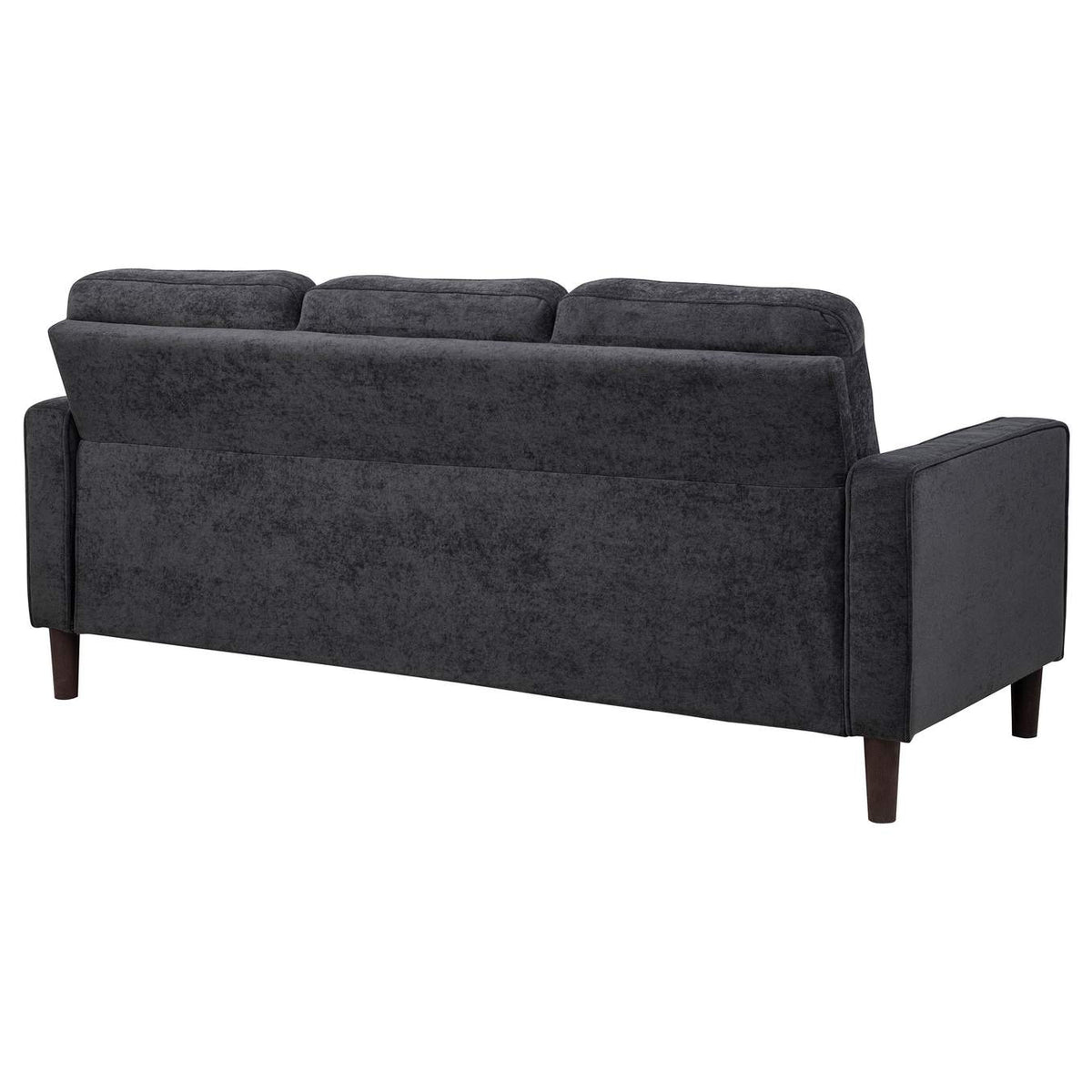 509981 Bowen II Fabric Upholstered Track Arm Sofa Steel Grey