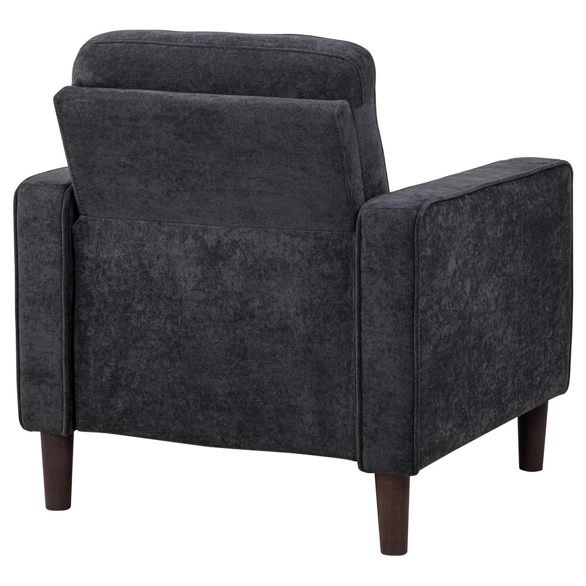 509983 Bowen II Fabric Upholstered Track Arm Chair Steel Grey