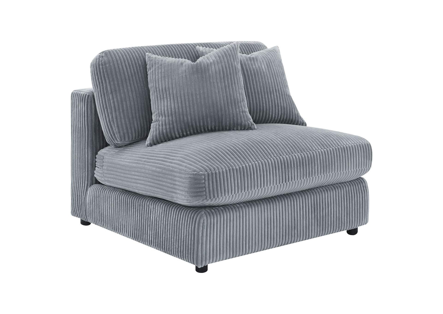 509997 Blaine Upholstered Armless Chair Fog