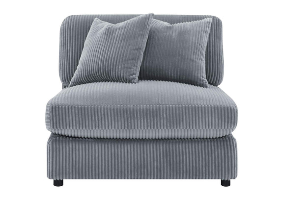 509997 Blaine Upholstered Armless Chair Fog