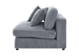 509997 Blaine Upholstered Armless Chair Fog