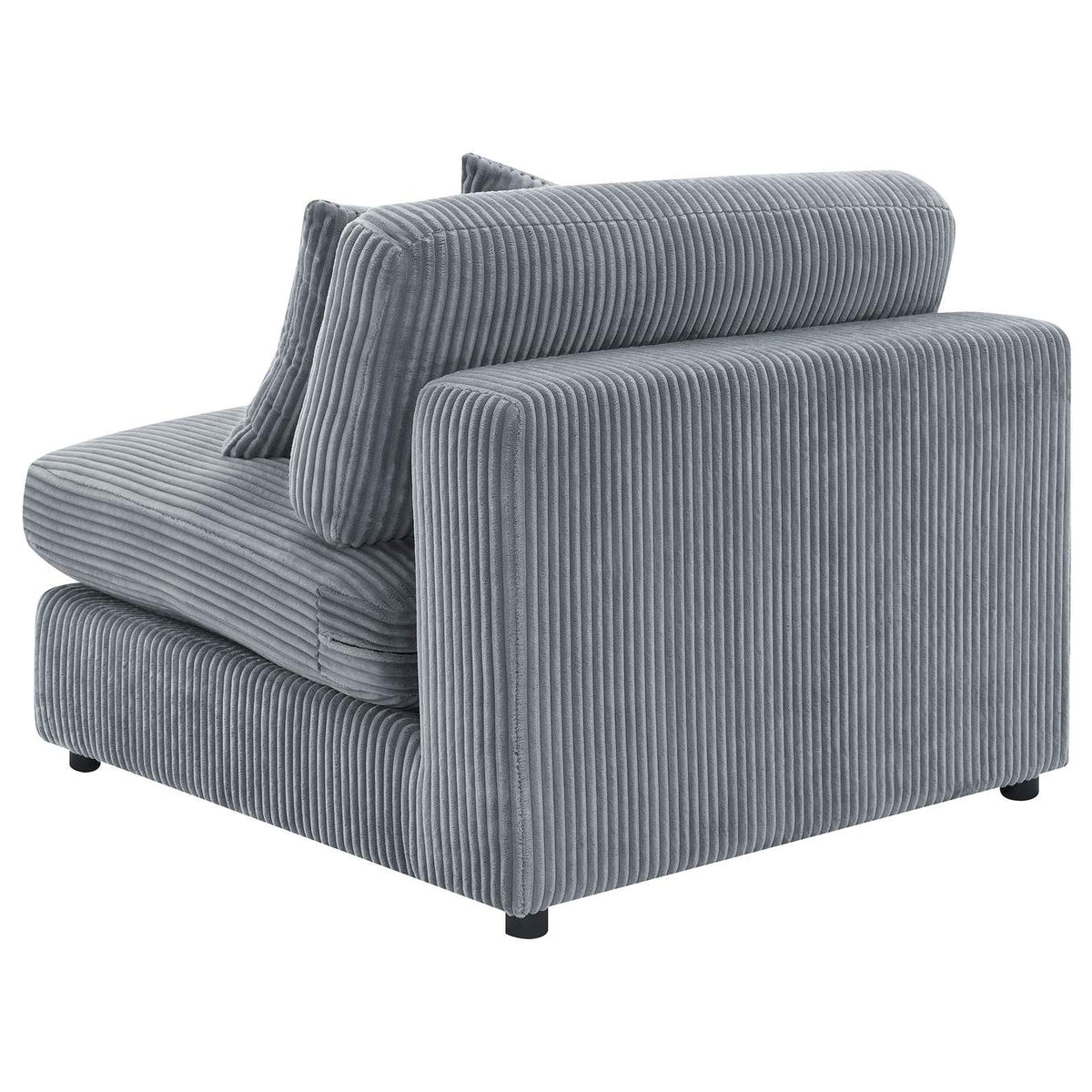 509997 Blaine Upholstered Armless Chair Fog