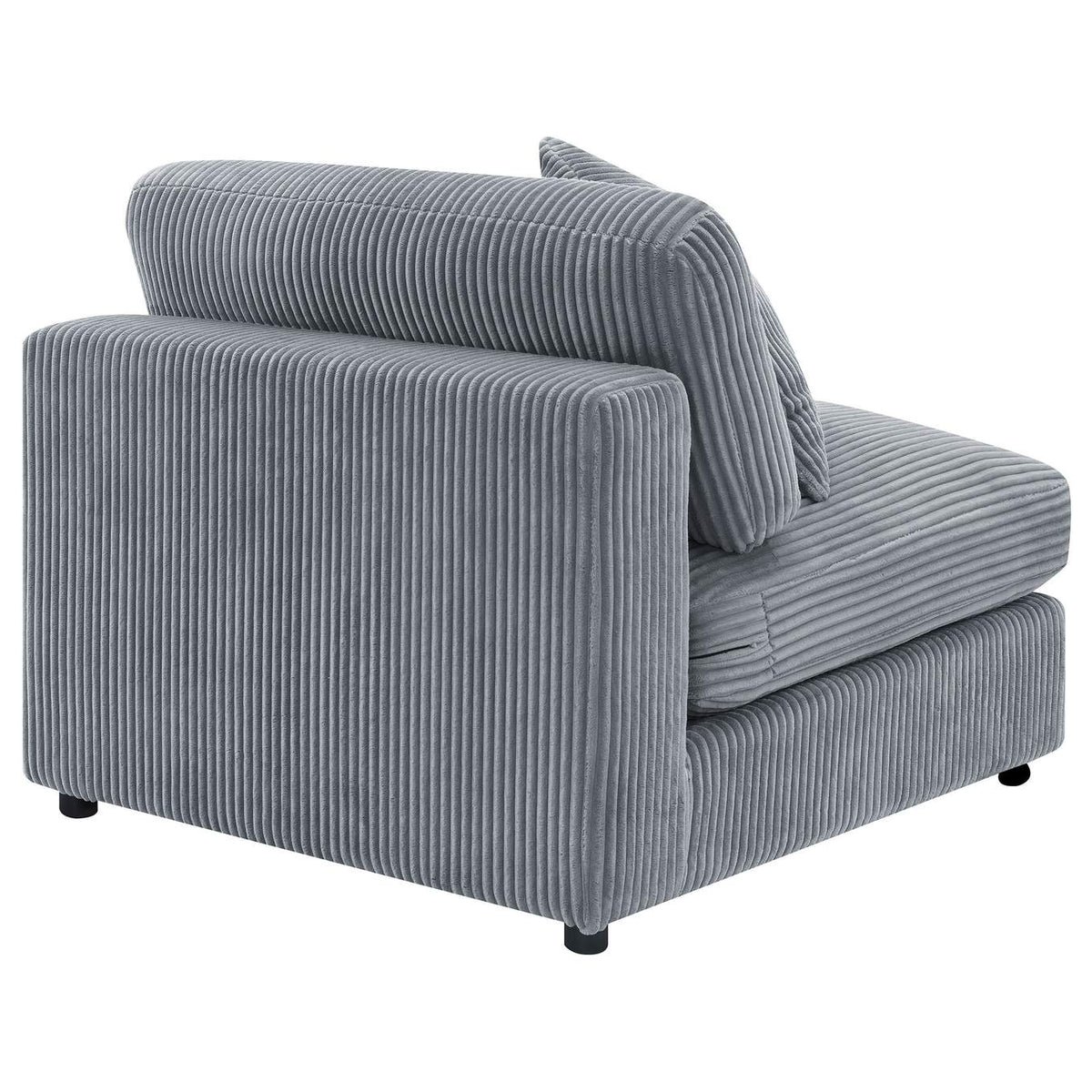 509997 Blaine Upholstered Armless Chair Fog