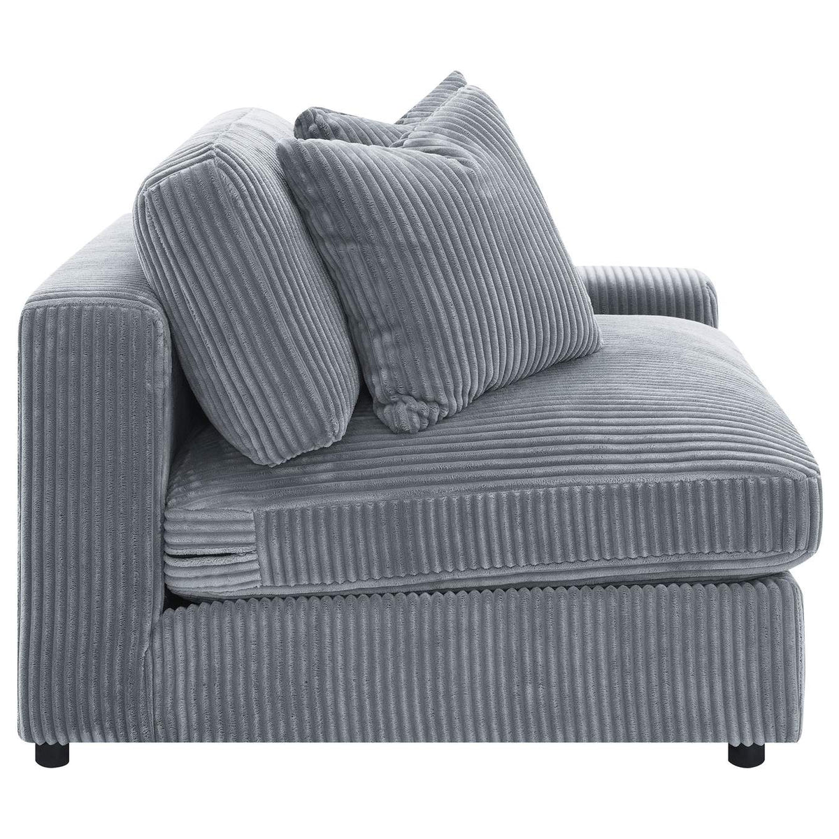 509997 Blaine Upholstered Armless Chair Fog
