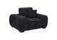 511063 Octavia Upholstered Track Arm Accent Chair Black