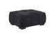 511064 Octavia Upholstered Rectangular Ottoman Black