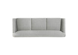 511071-S3 Vaughn 3-piece Fabric Upholstered Flared Arm Sofa Set Grey
