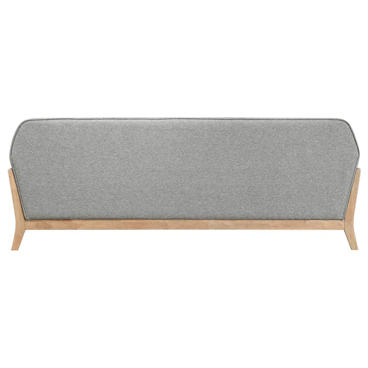 511071 Vaughn Fabric Upholstered Flared Arm Sofa Grey