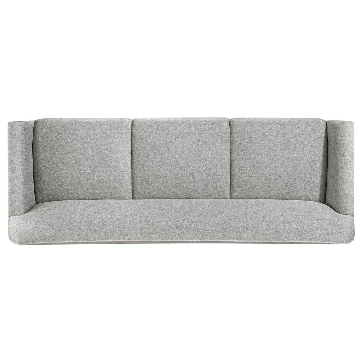 511071 Vaughn Fabric Upholstered Flared Arm Sofa Grey