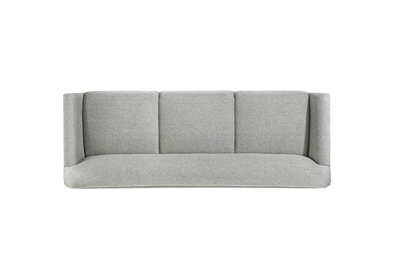 511071 Vaughn Fabric Upholstered Flared Arm Sofa Grey