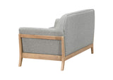 511072 Vaughn Fabric Upholstered Flared Arm Loveseat Grey