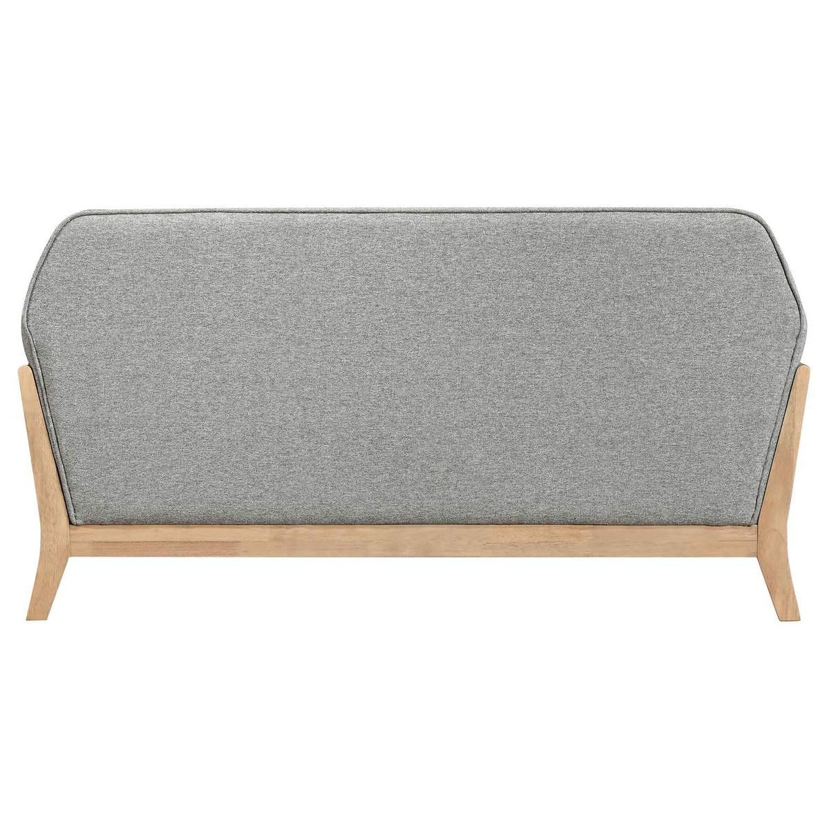 511072 Vaughn Fabric Upholstered Flared Arm Loveseat Grey