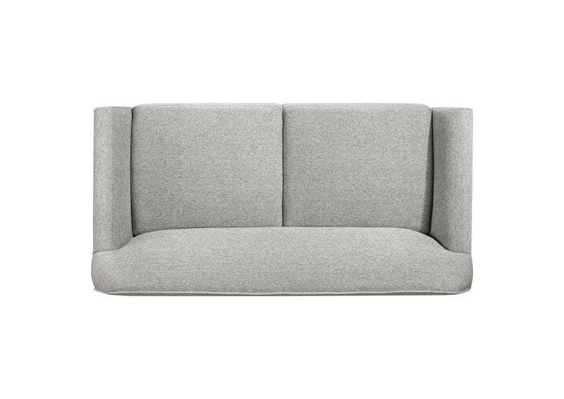 511072 Vaughn Fabric Upholstered Flared Arm Loveseat Grey