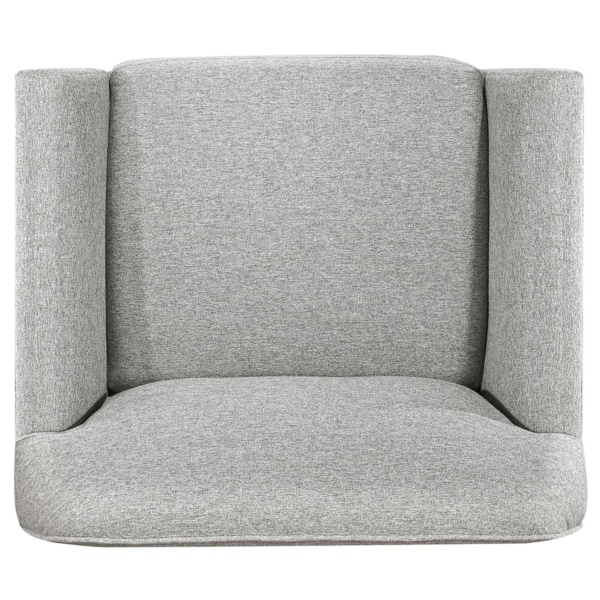 511073 Vaughn Fabric Upholstered Flared Arm Accent Chair Grey