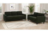511214-S2 Ruth 2-piece Fabric Upholstered Track Arm Sofa Matcha Green