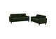 511214-S2 Ruth 2-piece Fabric Upholstered Track Arm Sofa Matcha Green