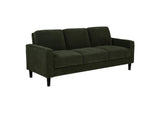511214 Ruth 77-inch Fabric Upholstered Track Arm Sofa Matcha Green