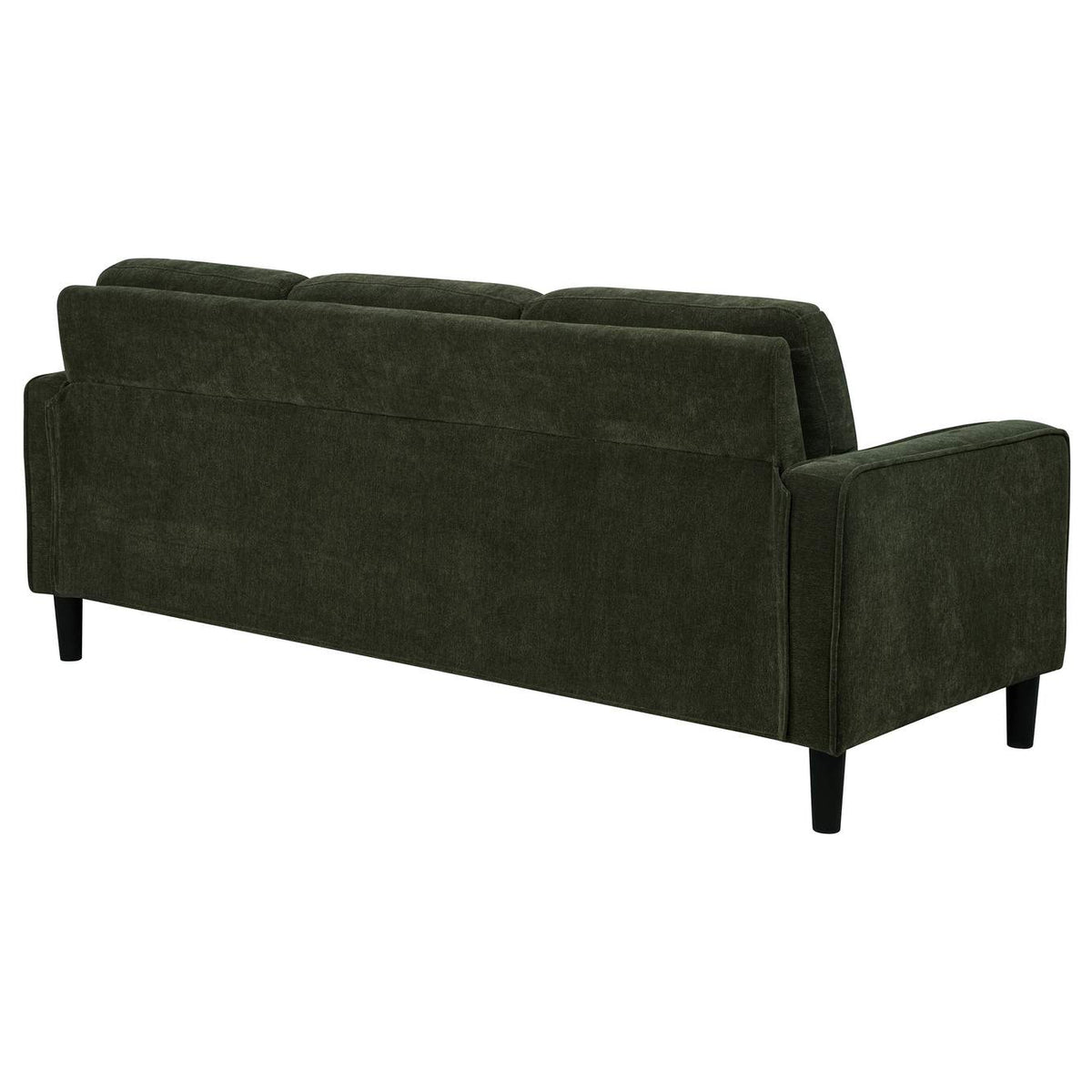 511214 Ruth 77-inch Fabric Upholstered Track Arm Sofa Matcha Green