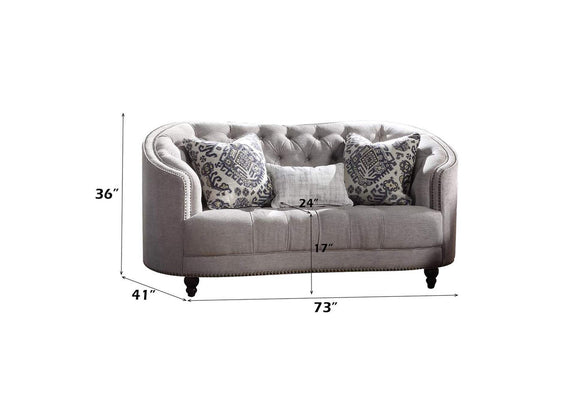52061 Saira Loveseat with 3 Pillows