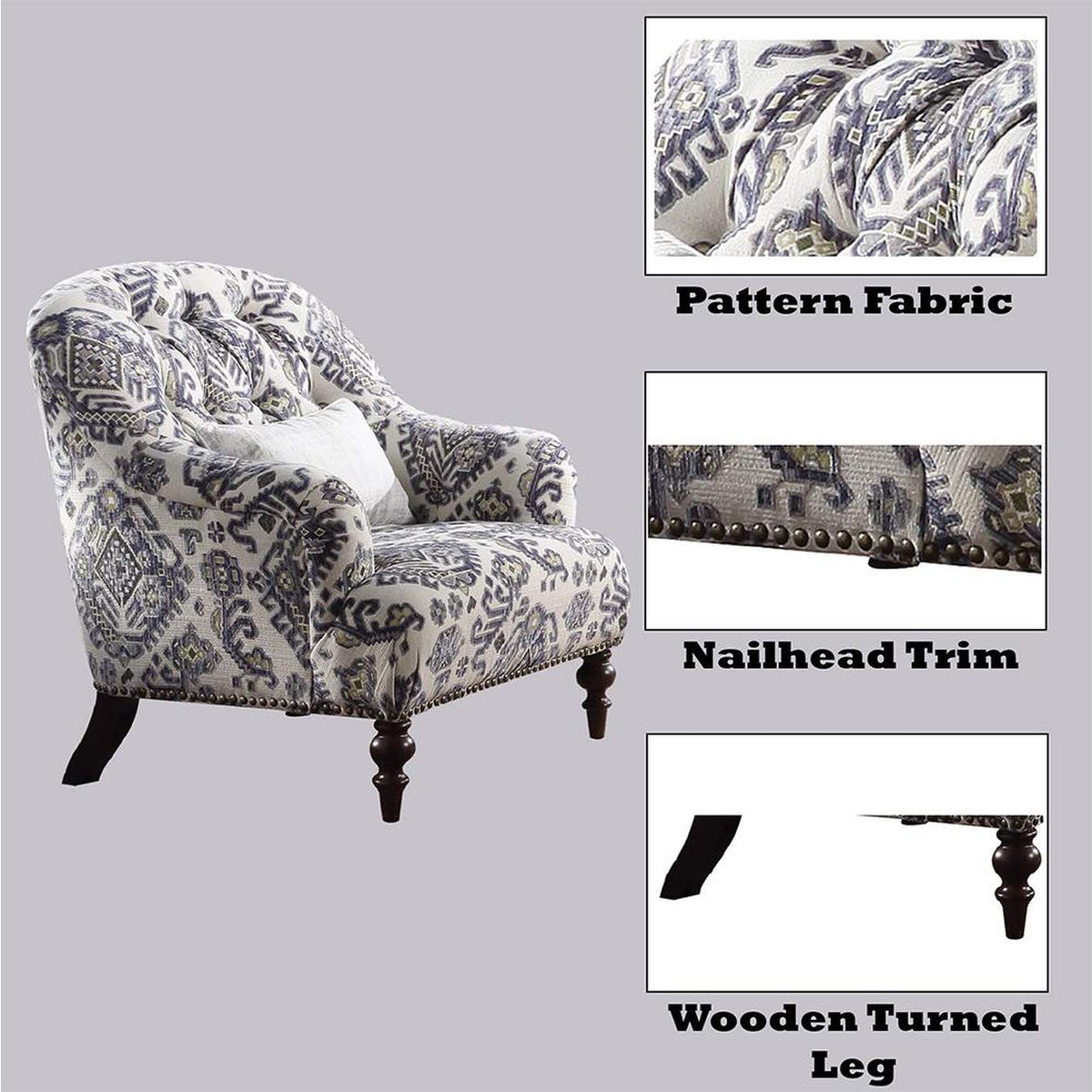 52062 Saira Chair with Pillow
