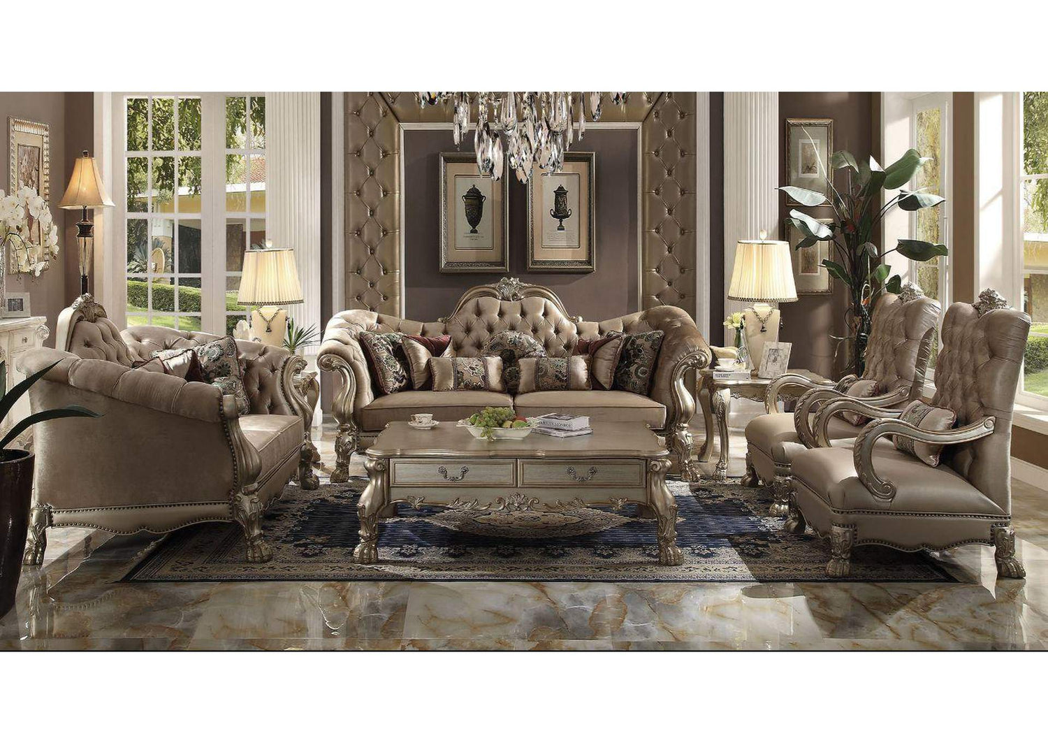 52090 Dresden Sofa with 7 Pillows