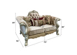 52091 Dresden Loveseat with 5 Pillows
