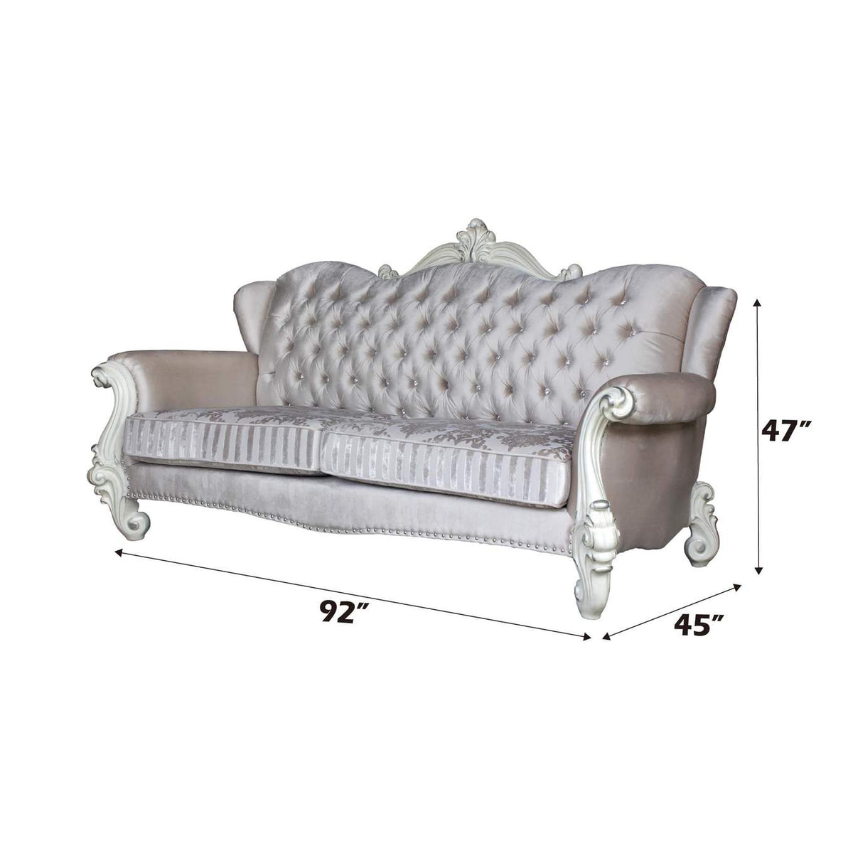 52105 Versailles Sofa with 5 Pillows