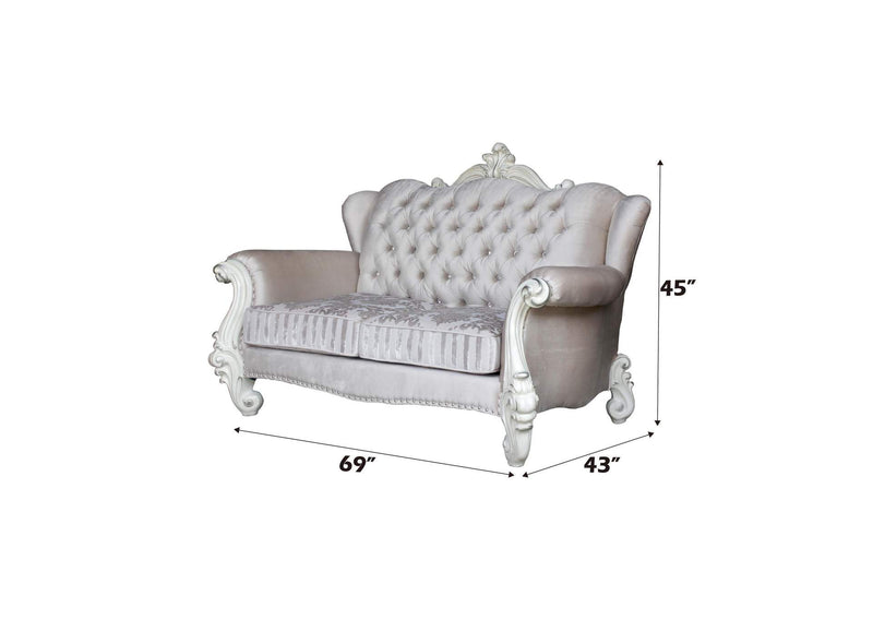 52106 Versailles Loveseat with 3 Pillows