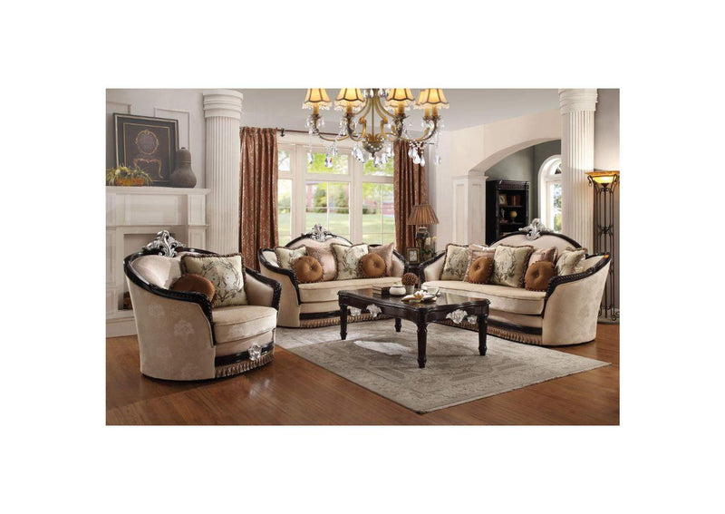 52111 Ernestine Loveseat with 6 Pillows