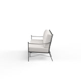 Provence - Sofa, With Self Welt - Canvas Flax / Black