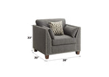 52407 Laurissa Chair with 3 Pillows