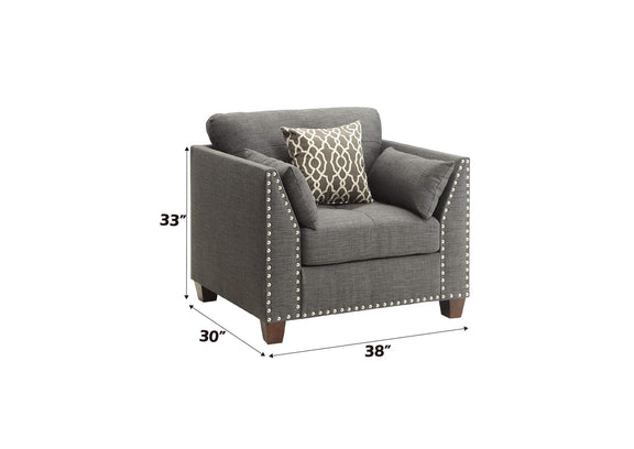 52407 Laurissa Chair with 3 Pillows