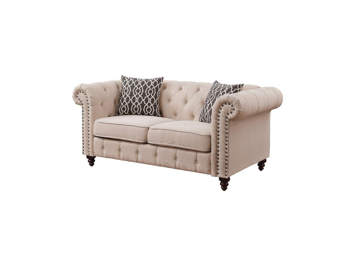 52421 Aurelia Loveseat with 2 Pillows
