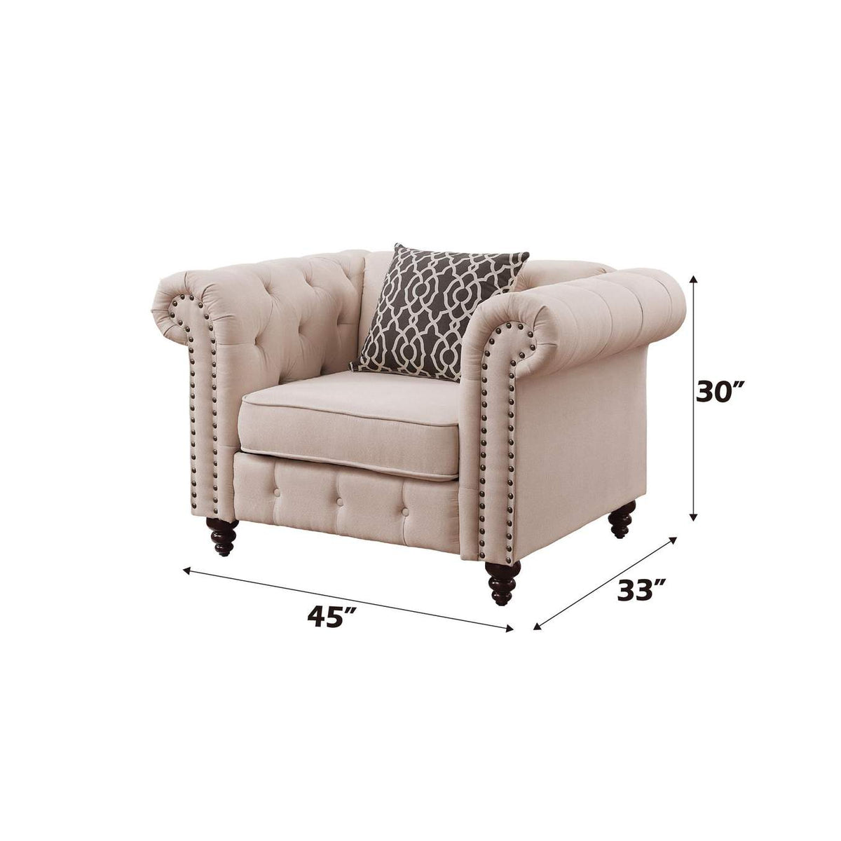 52422 Aurelia Chair with Pillow